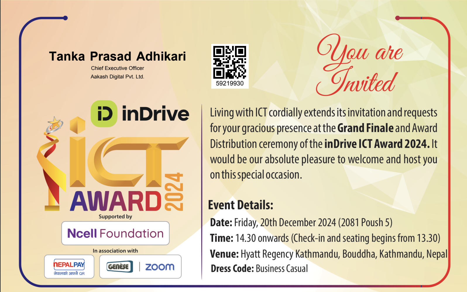 ICT Award – Startup Category